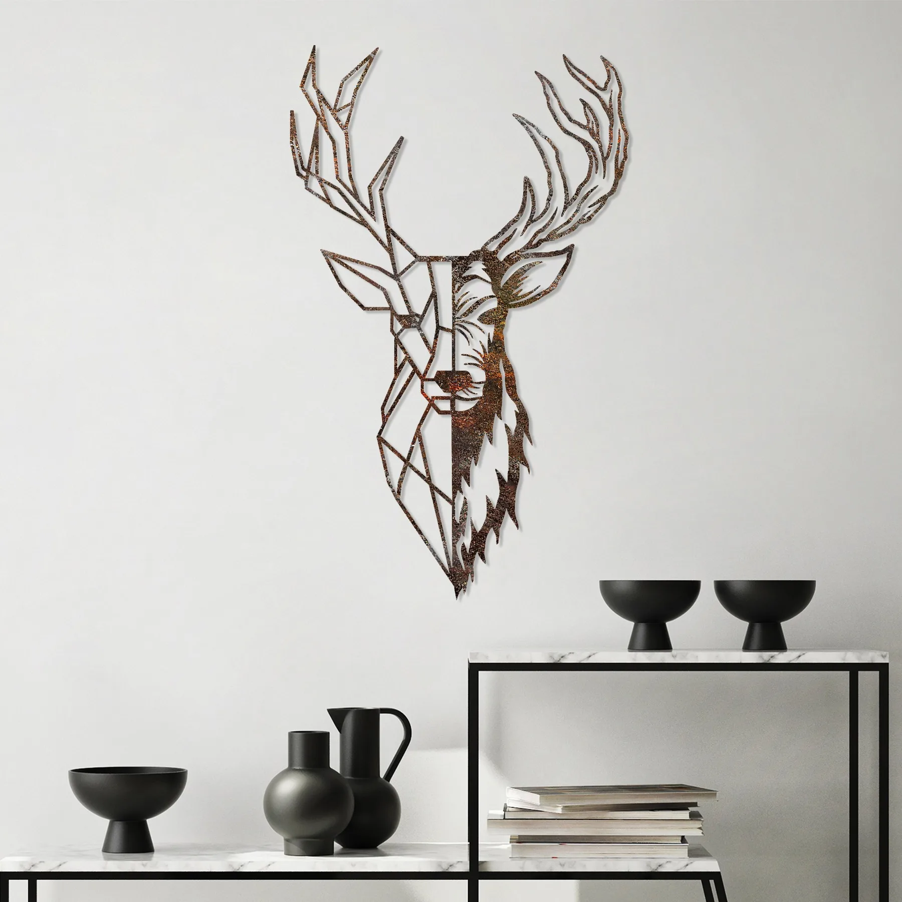 Dekorace RUSTY Deer 3 ASIRGROUP
