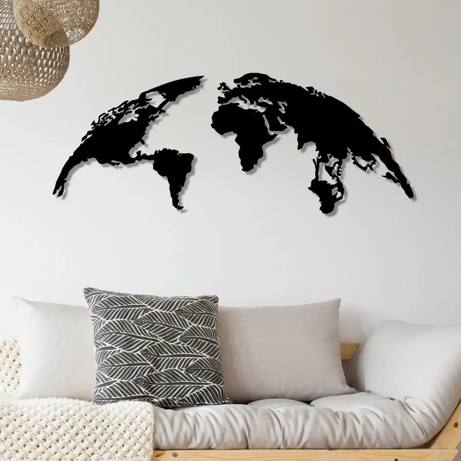 Dekorace WORLD – Černá ASIRGROUP