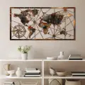 Dekorace WORLD – Multicolor / Map Large / 3 ASIRGROUP