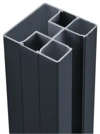 Hliníkový sloupek k plotu 7,5x7,5x Rojaplast (foto 25)