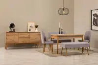 Jídelní set se stolem a konzolí VINA Bench 04 0701 (set 6 ks) ASIRGROUP