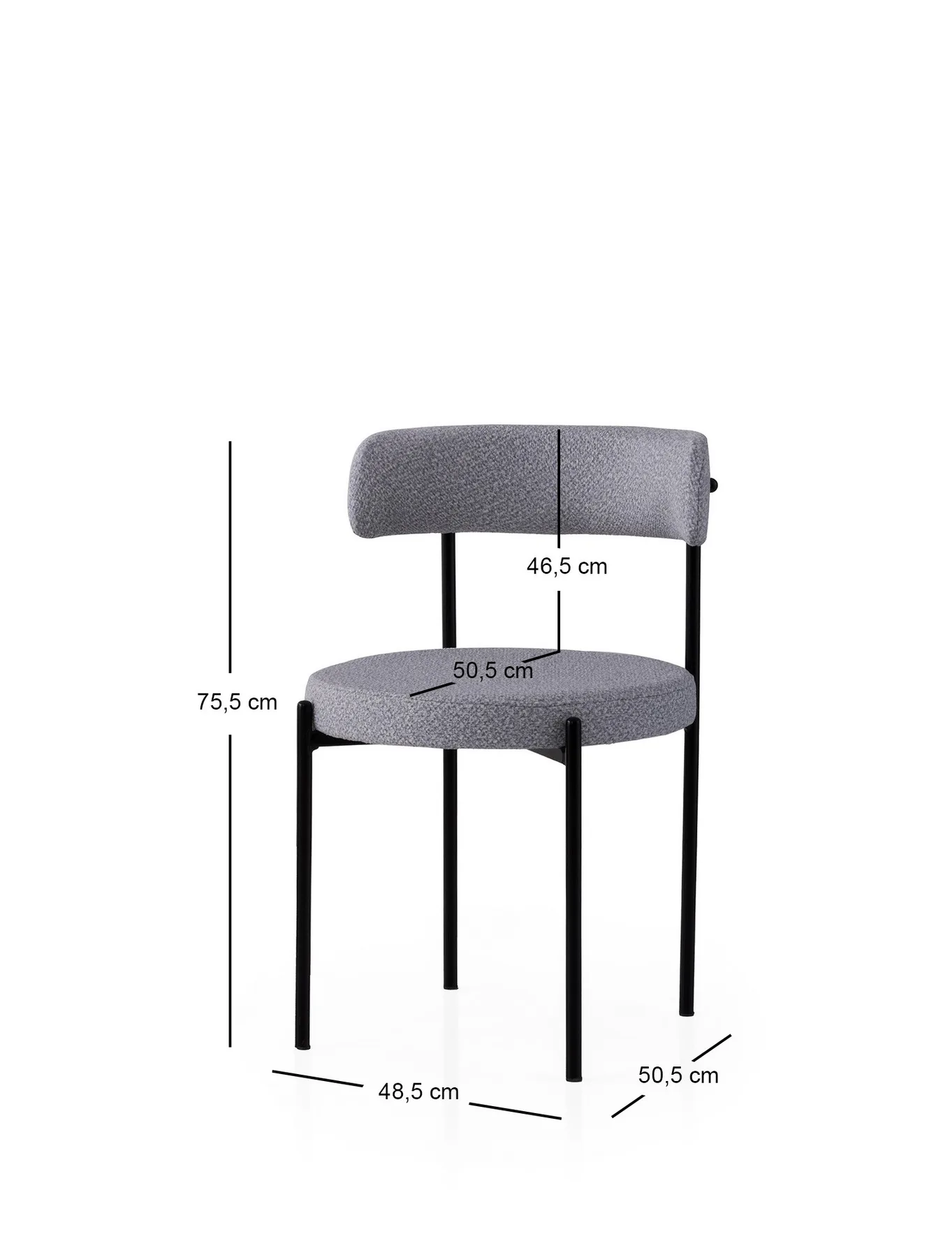 Jídelní židle GINI (set 2 ks) ASIRGROUP (foto 30)