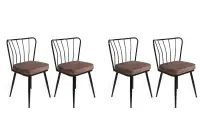 Jídelní židle YILDIZ-947 V4 (set 4 ks) ASIRGROUP
