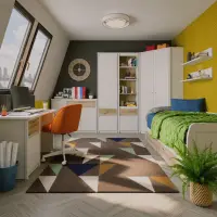 Komoda, kašmír/dub evoke, KAROS 3D1S Kondela (foto 4)
