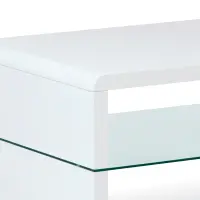 Konferenční stolek 110x60x40cm, mdf, bílá, AHG-402 WT Autronic (foto 3)