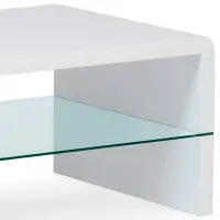 Konferenční stolek 110x60x40cm, mdf, bílá, AHG-402 WT Autronic (foto 4)