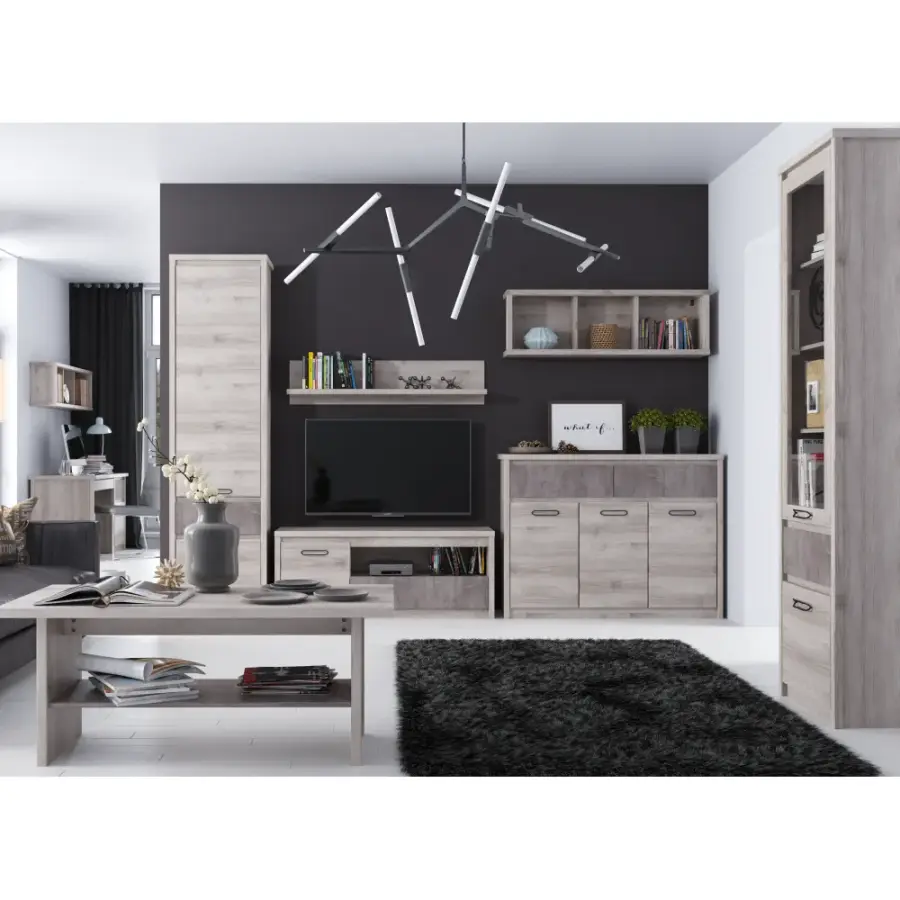 Konferenční stolek 120, kaštan nairobi/onyx, JESI NEW Kondela