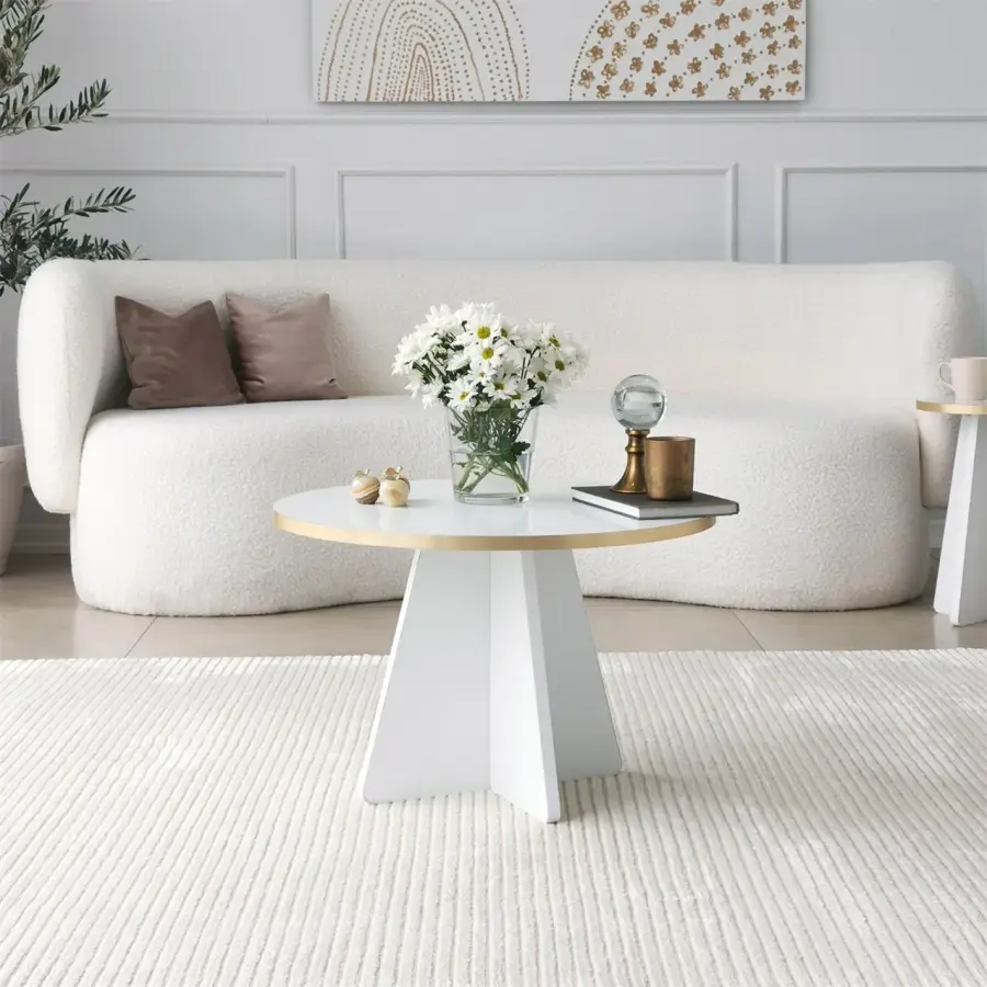 Konferenční stolek MUSHROOM White v2 ASIRGROUP