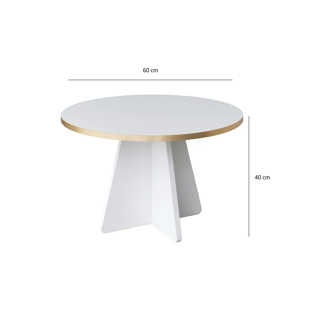 Konferenční stolek MUSHROOM White v2 ASIRGROUP (foto 6)