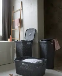 Koš na prádlo RATTAN STYLE Rojaplast (foto 54)
