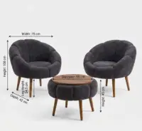Křeslo ušák LIDA ASIRGROUP (foto 897)
