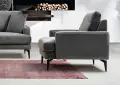 Křeslo ušák PAPIRA – Armchair / Antracitová ASIRGROUP