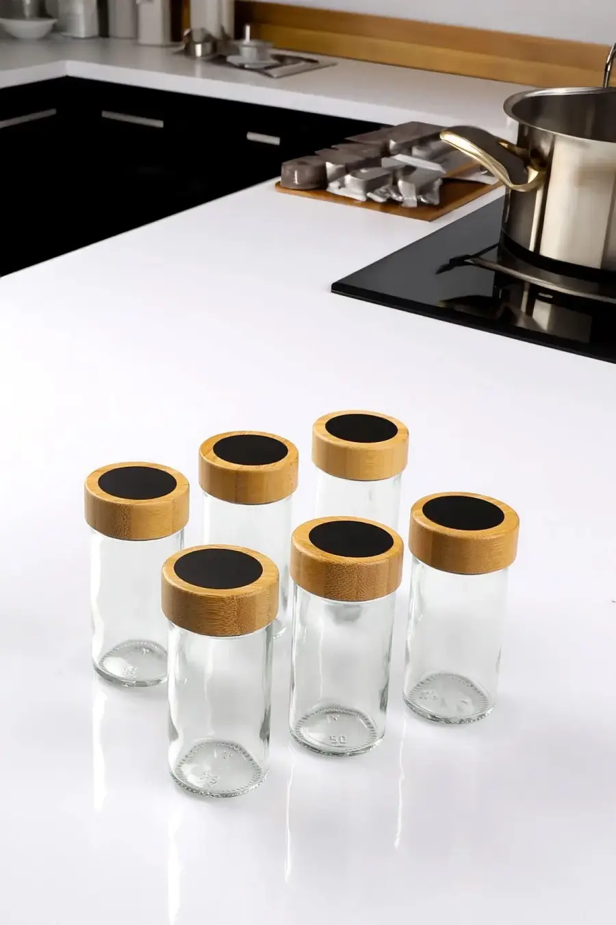 Kuchyňské doplňky BADE-6LIYUVARLAKBAHARAT (set 6 ks) ASIRGROUP