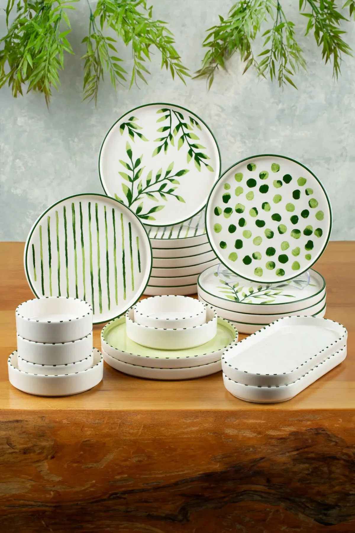 Kuchyňské doplňky K-22-PRC-GREENTREE-KAHVALTI (set 22 ks) ASIRGROUP