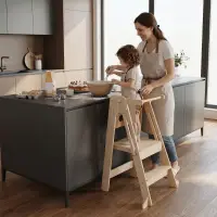 Montessori skládací učící věž, přírodní, URIAN Kondela (foto 2)