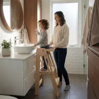 Montessori skládací učící věž, přírodní, URIAN Kondela (foto 3)