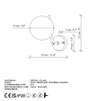 Nástěnná lampa ANTLER ASIRGROUP (foto 8)