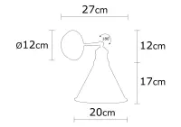 Nástěnná lampa BERCESTE ASIRGROUP (foto 12)