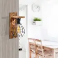 Nástěnná lampa EREBOS – Wooden / 121-A ASIRGROUP