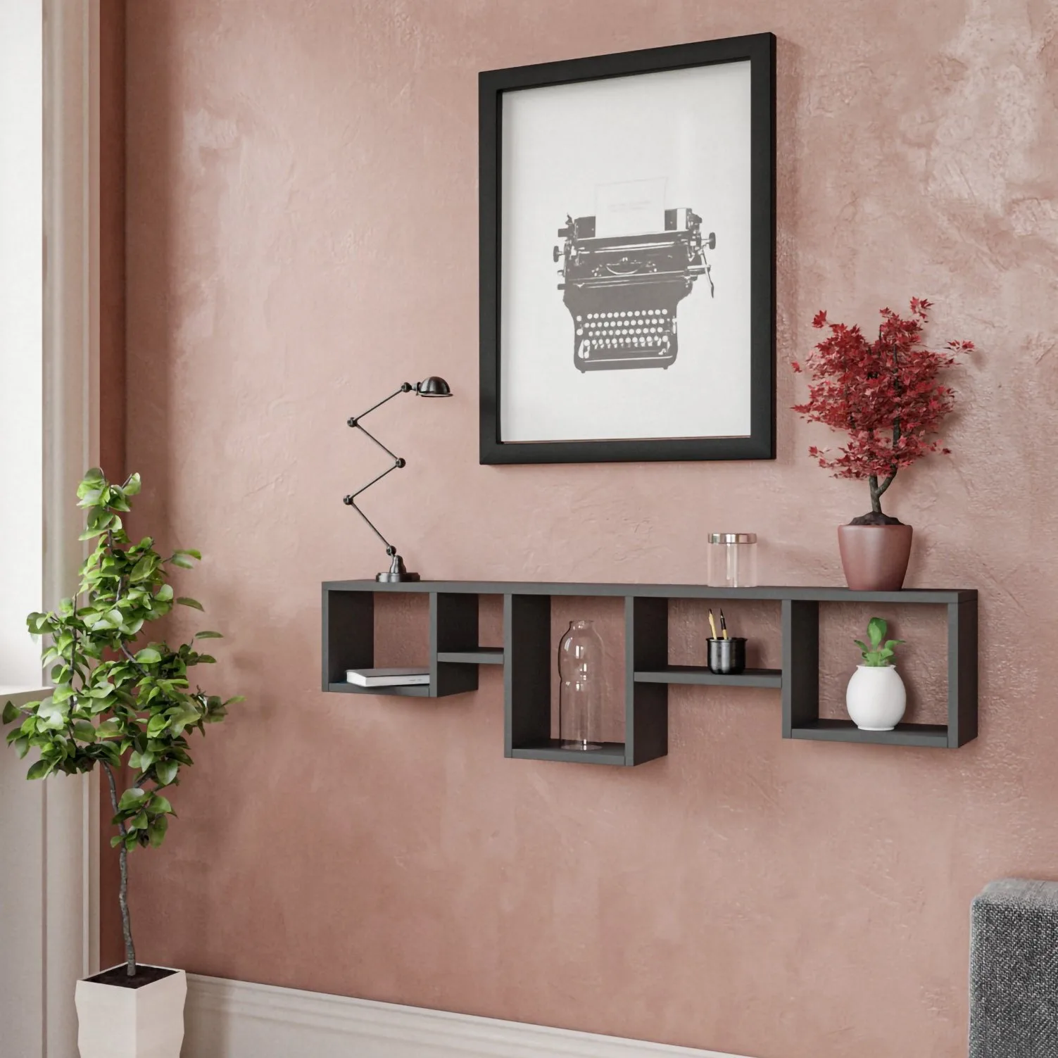 Nástěnná police AMANOS ASIRGROUP
