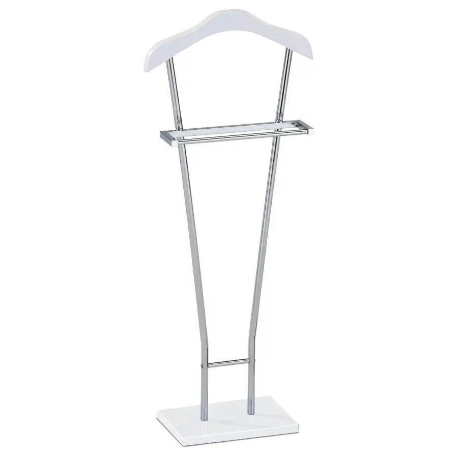 Němý sluha, kov, bílá, 83499-04 WT Autronic