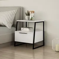 Noční stolek PAL White v2 ASIRGROUP