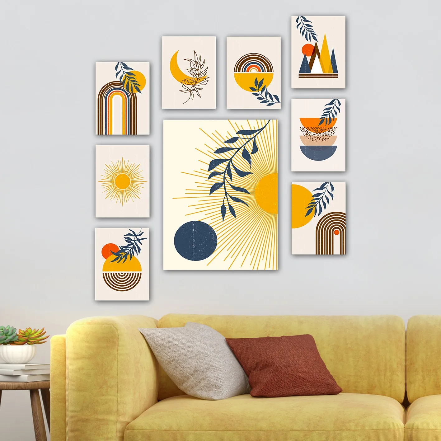 Obraz 9MDF03YS (set 9 ks) ASIRGROUP