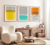 Obraz HUHU136 (set 3 ks) 70x50 cm ASIRGROUP (foto 2)