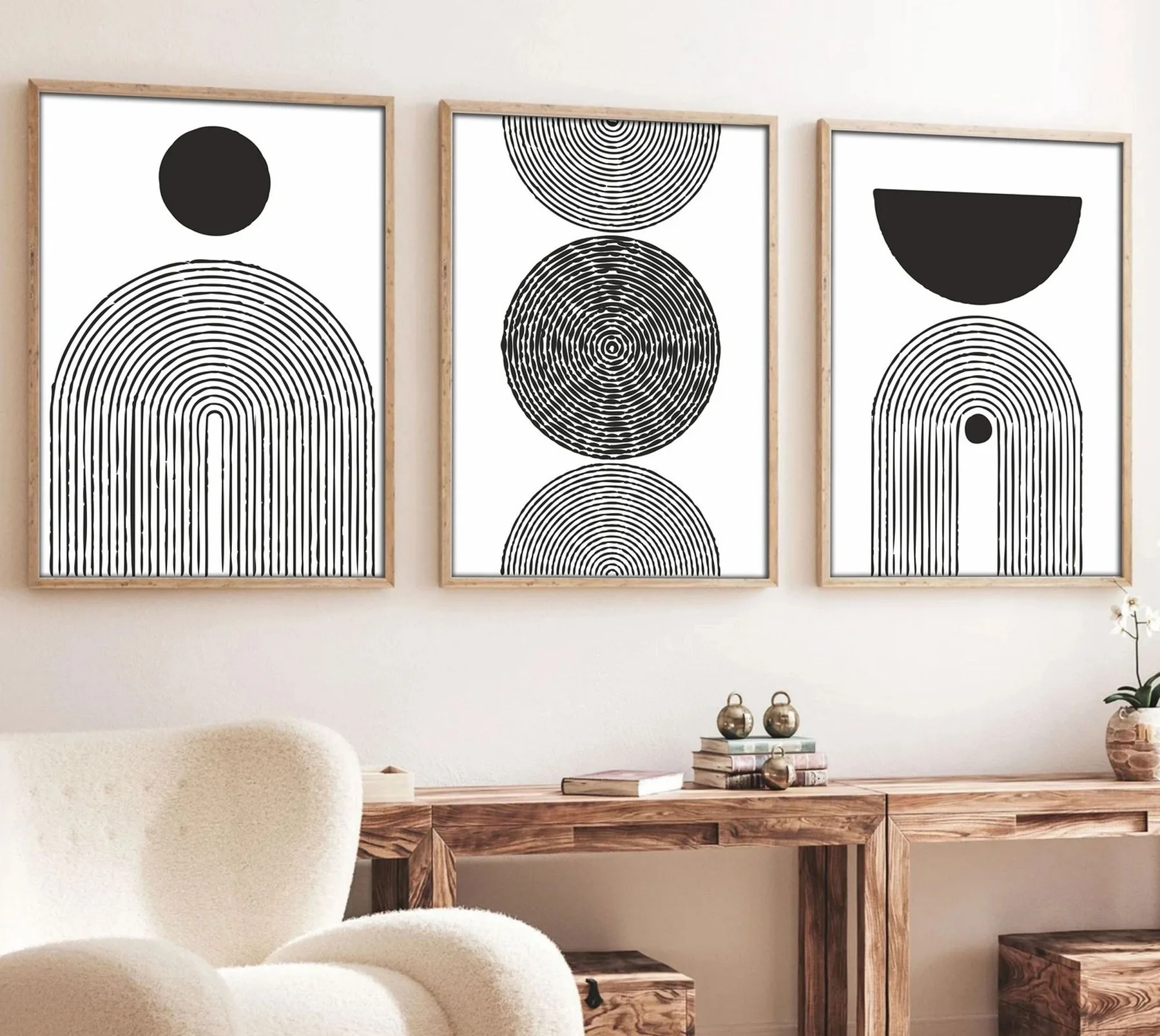 Obraz HUHU163 (set 3 ks) 50x70 cm ASIRGROUP