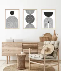 Obraz HUHU163 (set 3 ks) 50x70 cm ASIRGROUP (foto 3)