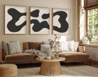 Obraz HUHU199 (set 3 ks) 50x70 cm ASIRGROUP (foto 2)