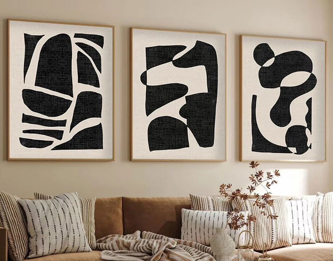 Obraz HUHU201 (set 3 ks) 50x70 cm ASIRGROUP