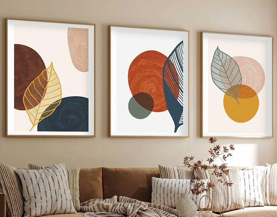Obraz HUHU209 (set 3 ks) 50x70 cm ASIRGROUP