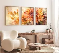 Obraz HUHU220 (set 3 ks) 50x70 cm ASIRGROUP (foto 3)