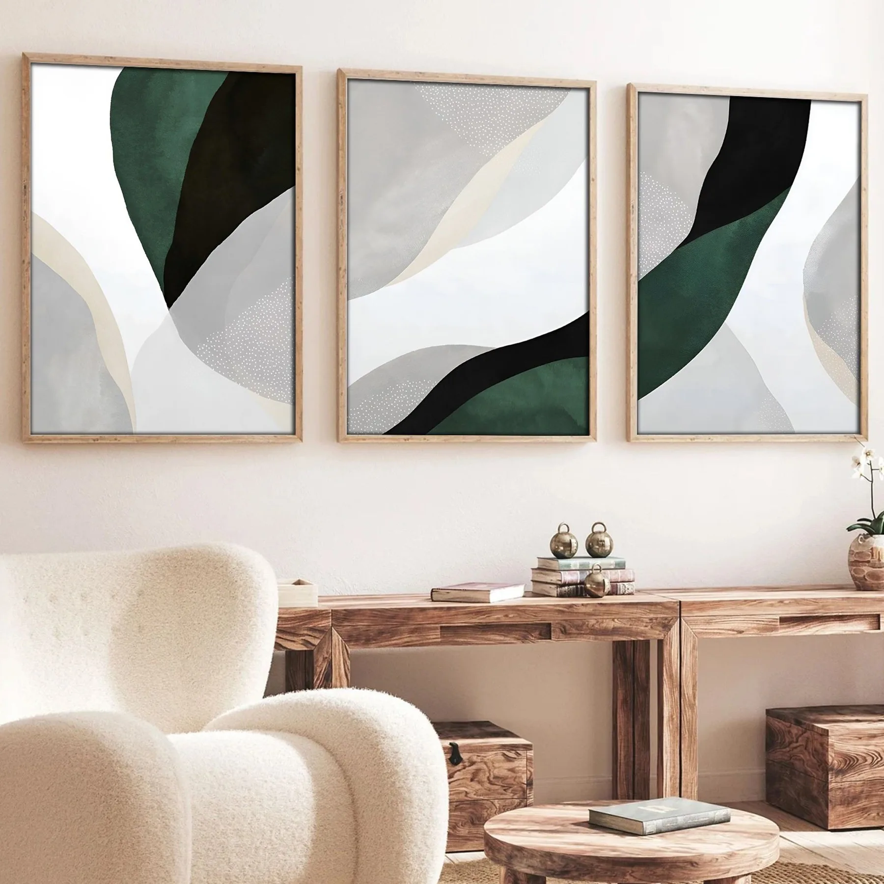 Obraz HUHU229 (set 3 ks) 50x70 cm ASIRGROUP