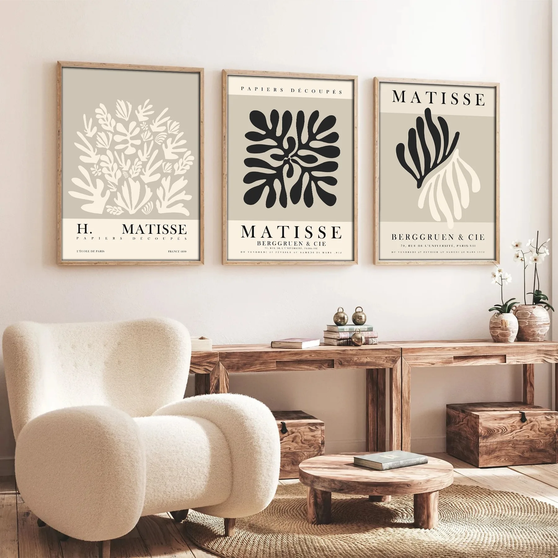 Obraz HUHU257 (set 3 ks) 50x70 cm ASIRGROUP
