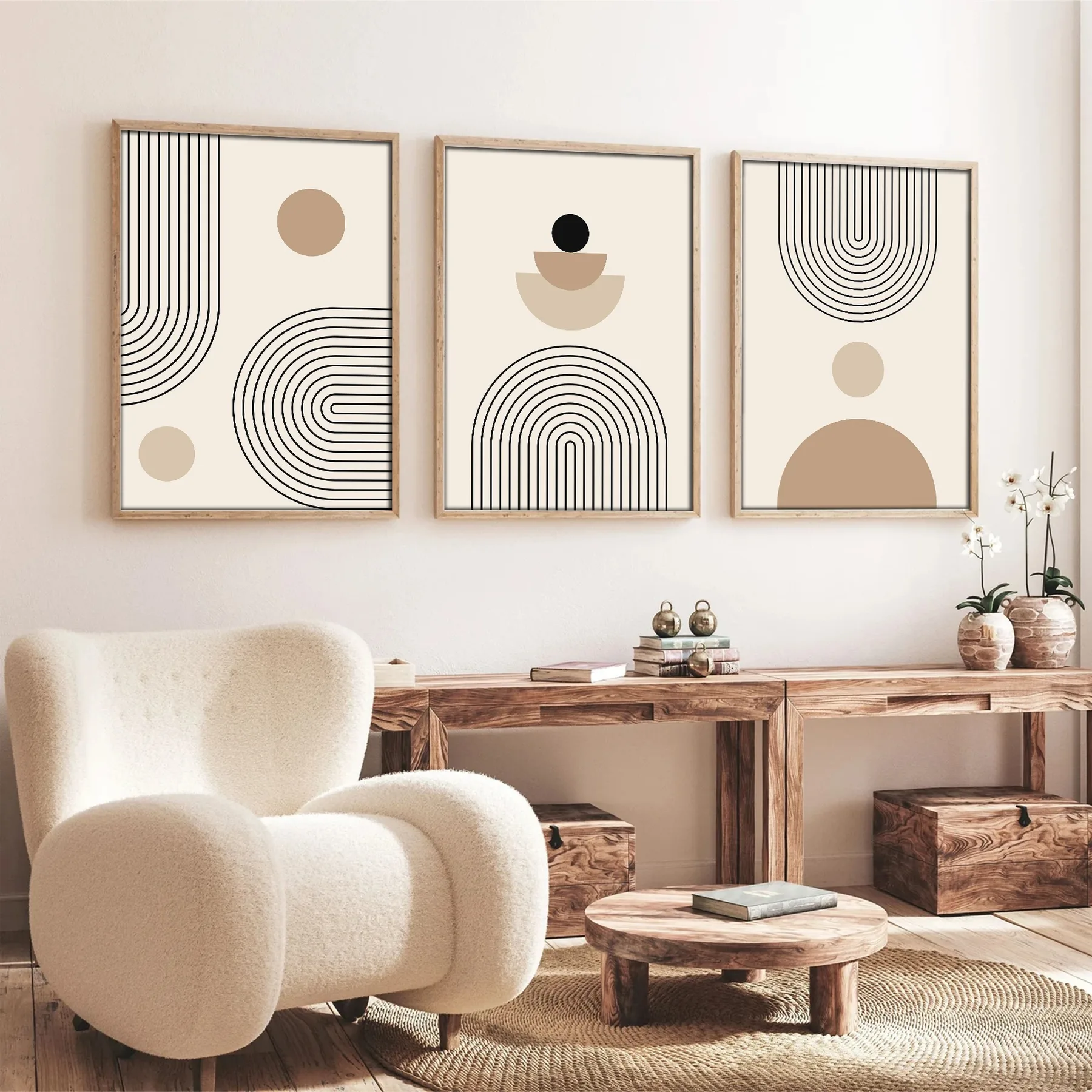 Obraz HUHU261 (set 3 ks) 50x70 cm ASIRGROUP