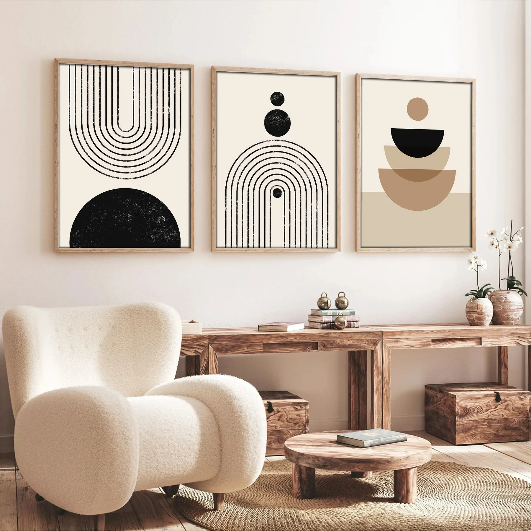 Obraz HUHU262 (set 3 ks) 50x70 cm ASIRGROUP