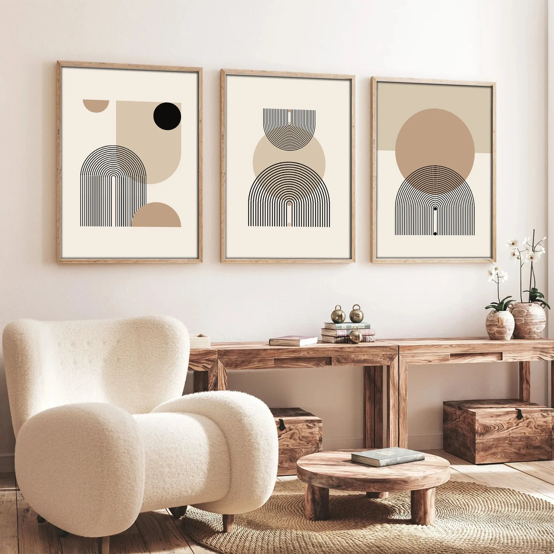 Obraz HUHU263 (set 3 ks) 50x70 cm ASIRGROUP