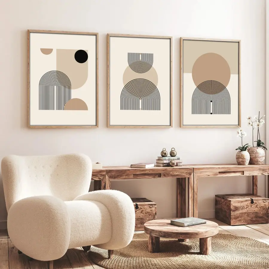 Obraz HUHU263 (set 3 ks) 50x70 cm ASIRGROUP
