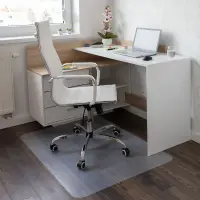 Ochranná podložka pod židli, transparentní, 120x120 cm, 0,8 mm, ELLIE NEW TYP 8 Kondela