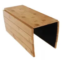 Odkládací podložka na sedačku, přírodní bambus, ALTE Kondela