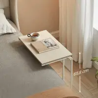 Odkládací stolek 55x32x66cm, mdf, bělený dub, AKF-E1012 CRM Autronic (foto 3)