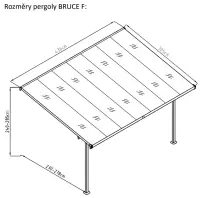 Pergola BRUCE F polykarbonát Rojaplast (foto 18)