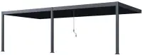 Bioklimatická pergola ke stěně INTRO DUO 4x4 m Rojaplast (foto 218)