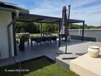 Bioklimatická pergola INTRO DUO 4x4 m Rojaplast (foto 114)