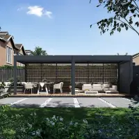 Bioklimatická pergola INTRO DUO 4x4 m Rojaplast (foto 155)