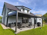 Bioklimatická pergola INTRO DUO 4x4 m Rojaplast (foto 182)