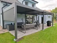Bioklimatická pergola INTRO DUO 4x4 m Rojaplast (foto 183)