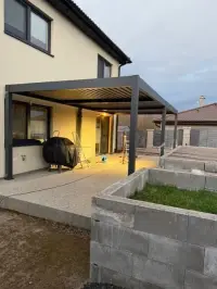 Bioklimatická pergola INTRO DUO 4x4 m Rojaplast (foto 224)